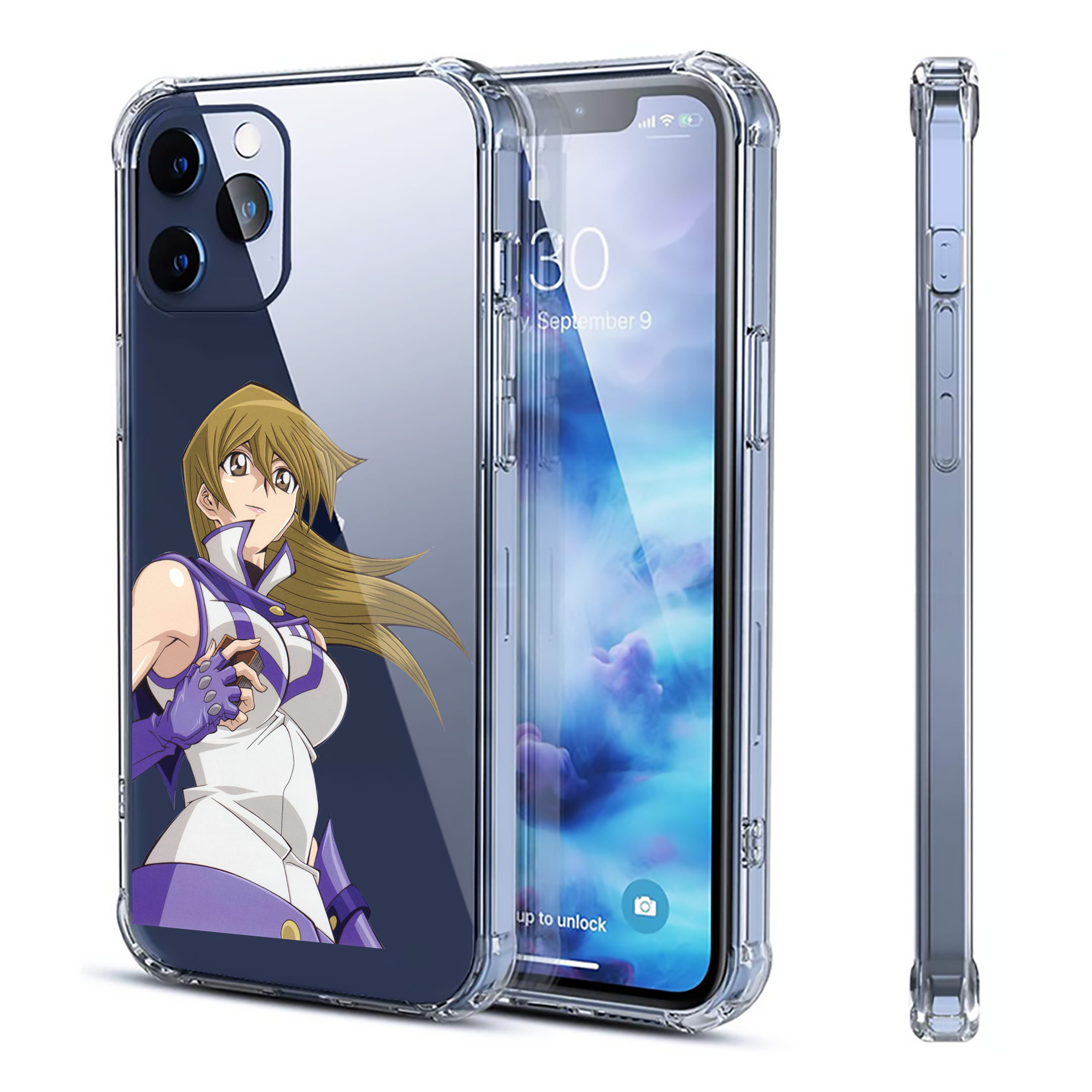 （画像用） 遊☆戯☆王 Yu-Gi-Oh! 【iPhone 12シリーズ対応】透明スマホケース（クリアソフトケース）
